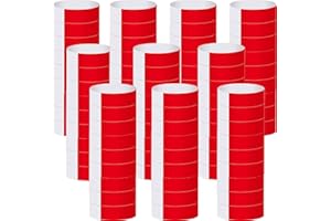 ‎BETTERJONNY 1000 Stück Eintrittsbänder, BetterJonny Wasserdicht Event Armbänder Papierarmbänder Bedruckbar Securebänder Ideal für Sicherheit bei Veranstaltungen Events Hochzeit (Rot)