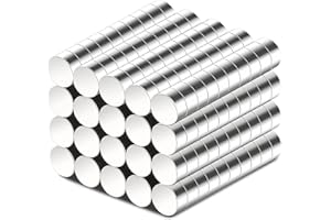 KEUKENKET Lot de 200 aimants en néodyme extra puissants - 2 x 1 mm - Petit rond - Pour tableau magnétique, tableau d'affichage, réfrigérateur, artisanat, tableau blanc