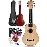 Fourtune Loki SP-21NT Soprano Naturel Ukulele Seti (Başlangı&ccedil; Seviye) (Naturel)