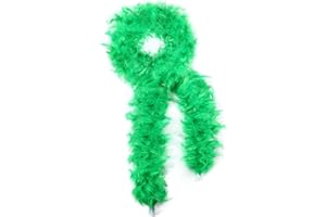 Larryhot boa Feather – 1,8 m – plumes de dinde, fabriquées à la main en plumes pures pour les fêtes, Noël, mariages, tables centrales, costumes, concerts et décoration d’intérieur
