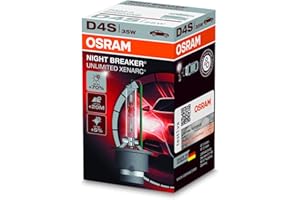 ‎OSRAM Osram XENARC NIGHT BREAKER UNLIMITED D4S HID Xenon-Brenner, Entladungslampe, 66440XNB, Faltschachtel (1 Stück)