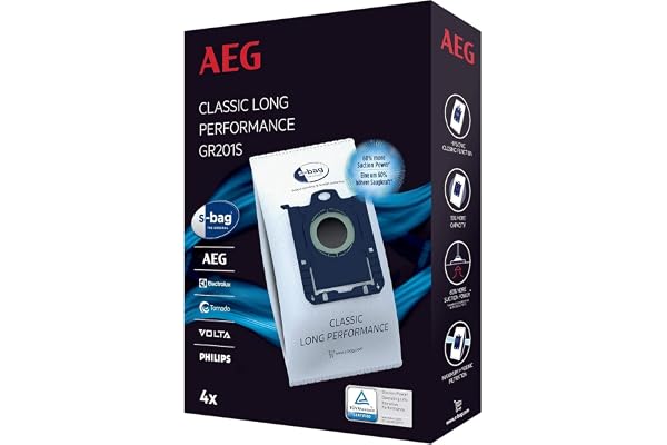 Sac à poussières x4 GR201S d'origine Aspirateur 9001684746 ELECTROLUX Aspirateur 9001684746 ELECTROLUX