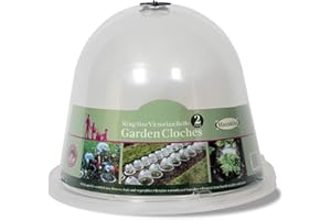 Haxnicks Bell050101 Lot de 2 cloches victoriennes Transparent Kingsize 40 x 31 cm transparent