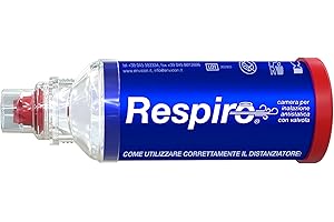 Respiro® camera per inalazione antistatica con valvola Envicon® Medical