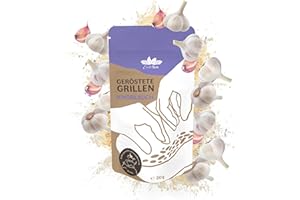 ‎ENTOSUS EntoSus – getrocknete und geröstete Grillen, Geschmack: Knoblauch, 1x 20g, crunchy Snackgrillen, nachhaltiger Fleischersatz, Insekten als Protein Snack oder als Kochzutat, in Deutschland gezüchtet