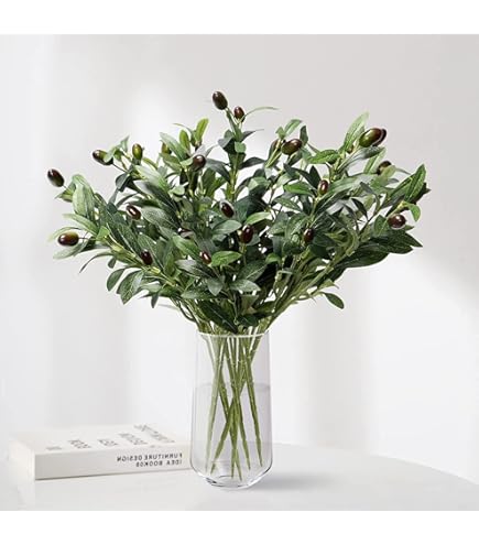 Guirlande De Feuilles D'olivier Artificielles 180 Cm De