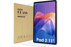 WD&CD 2 Pezzi Pellicola Protettiva Compatibile per Xiaomi Redmi Pad 2 11", Vetro Temperato Alta Definizione Compatibile per Xiaomi Redmi Pad 2 11"