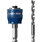 Bosch 2x EXPERT Power Change Plus Delik A&ccedil;ma Testeresi Sistem Adapt&ouml;rleri ve Delme U&ccedil;ları (, &Oslash; 7,15 mm, Şaft, bi&ccedil;imi Altıgen 