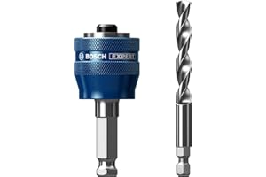 Bosch 2x EXPERT Power Change Plus avec foret de centrage et foret, HSS-G 7,15 x 105 mm (pour Profilés et tuyaux en métal, Plastiques, Ø 7,15 mm, Professional Accessoire Perceuses/visseuses rotatives)