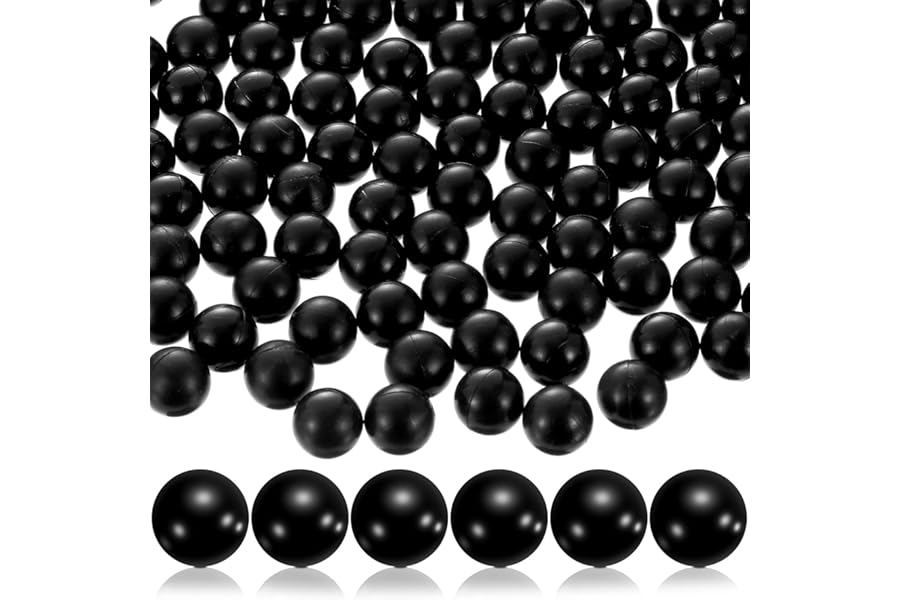 150 Pieces 68 Cal Paintballs Solid Balls 68 Breaker Balls Hard Nylon Paintball for Shooting Training Practice