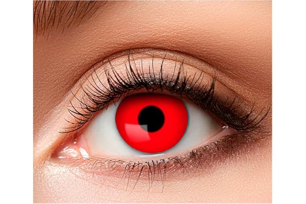 CAT014 - Lentilles Rouge Halloween - sans correction