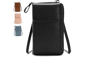 GoPaw Mini Sac à Bandoulière pour Téléphone Portable, En Cuir Porte Monnaie Téléphone Portable pour femmes, Petit Sac Bandoulière Femme, Petit sac à bandoulière pour femme