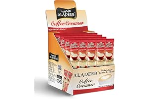 ALADEEB Coffee Flavor Powdered Cream, per Portion, 48 Pack