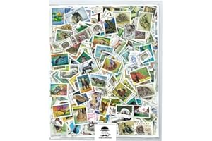 ISB COLLECTION Animaux Timbres Déclinaison 100 Timbres Différents