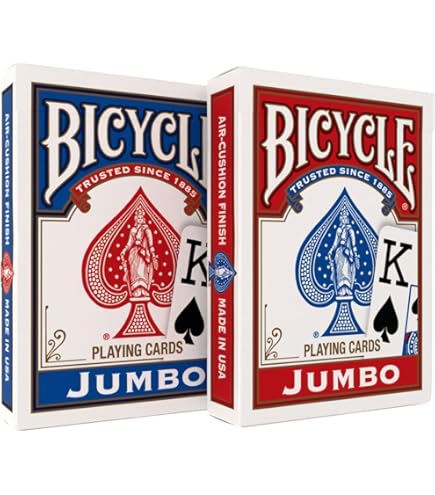Carte Da Gioco Romme Per Anziani - Numeri E Lettere Grandi