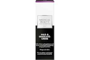 MEDICAL BEAUTY FOR COSMETICS MEDICAL BEAUTY® Hals- & Dekolleté-Creme | Glättet und strafft | Hilft, Falten aufzupolstern | Inhalt: 50 ml