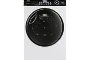Haier I-Pro Series 5 HD90-A3959-S Secadora con Bomba de Calor de 9 kg, Función Vapor I-Refresh, WIFI, Antiarrugas, Depósito de Agua, Inicio Diferido, Motor Inverter, Tambor XXL, I-Time