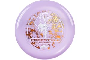 Wham-O Frisbee Freestyle Disc 160 g, 26,67 cm, slitstark och flexibel PE för utomhusstrand, familjenöje