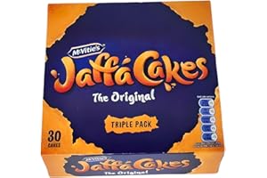 DIVAS WORLD McVitie's Jaffa Cakes Triple Pack 30 Cake Wrapped The Original Orange-Flavored Snack