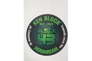 STICKERPOINT24 Ken Block Aufkleber Digitaldruck Datum Rally Hoonigan Sticker Plakette