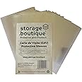 .boutique Carte de Visite (CdV) Protection Sleeves, Crystal Clear, Acid Free, (70x105mm), 200,Natural,One Size