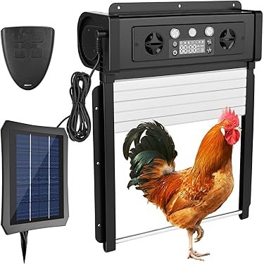 Porta Automatica Per Pollaio - Timer Programmabile - Display LCD - Antipinzamento - A Batteria - Facile Installazione - Foto 10