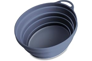 Lifeventure Bol Pliable et Portable en Silicone Ellipse pour Le Camping, Les Voyages et l'extérieur