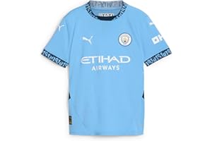 PUMA Manchester City Kids Home Shirt 2024/25 Season - Team Light Blue