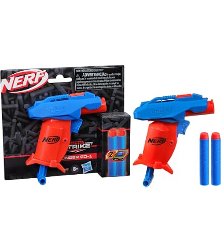 Nerf N-Strike NanoFire Blaster (Blue) - Ages 8 and Up - Unisex - 1