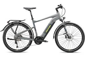Hepha Vélo électrique Trekking 7 Performance, E-Bike de 708 Wh Batterie intégrée(au Maximum 200 Km), 90 Nm Moteur Central, VTC, App Support, 10 Vitesse, Adulte 27.5 Pouces