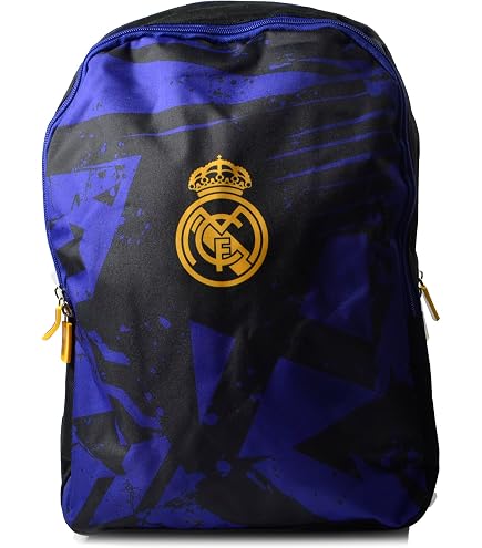 Hy-Pro Officiële Real Madrid Rugzak – Lichtgewicht – Verstelbare Banden – Perfect Cadeau Voor Voetbalfans