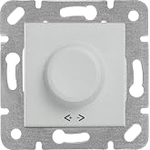 Viko Novella/Trenda Metalik Beyaz PRO Dimmer RL 20 500W Mekanizma ve D&uuml;ğme/Kapak