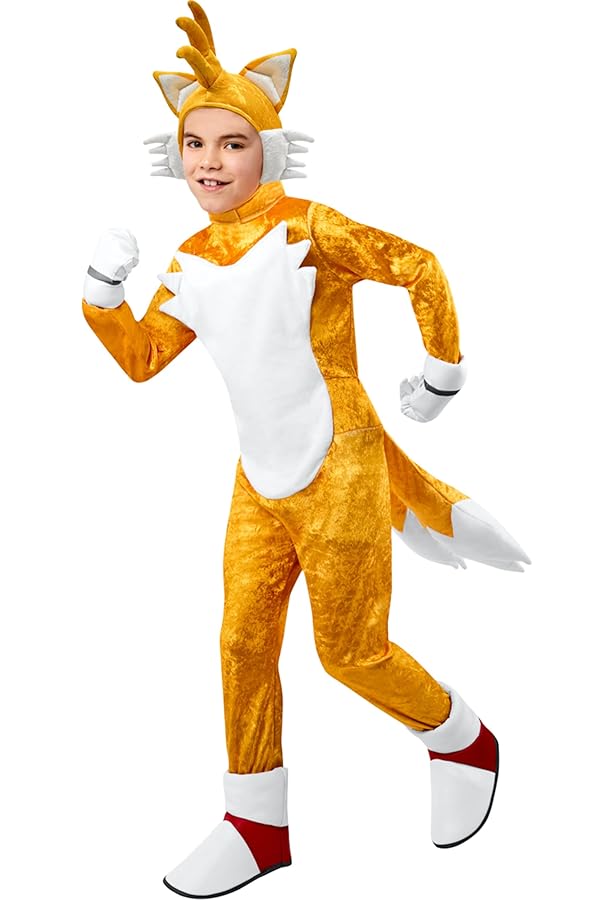 Disguise Kids Sonic The Hedgehog 3 Sonic Hooded Dress Costume - Small 4