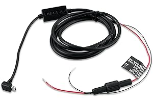 Garmin 010-11131-10 Cable d'alimentation USB a fils nus pour Approach G3/G5/Dakota series/GPSMAP 62 series/78 series/Oregon series/GTU 10