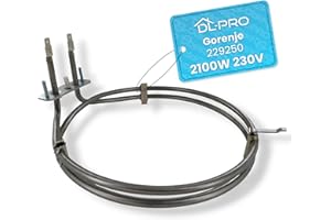 ‎DL-PRO DL-pro Heizung Heizelement 2100W 230V für Gorenje 229250 Heißluftheizung für Backofen Ofen Herd