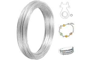 HCYANGZHANG Basteldraht, 0.8mmx40m Schmuckdraht, Draht, Bindedraht, Modellierdraht - Für mehr Kontrolle und besseren Halt!- Ideal zum Basteln und Binden von Blumensträußen - Langlebiger