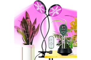 SURLABA Indoor Plant Light with Soil PH Tester, USB Grow Light 156LEDs Full Spectrum, Plant Growth Lamp with 5 Brightness Level & 3 Color Modes, Plant Growing Lamps for Greenhouse, Gardening, Succulents