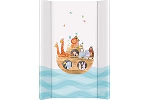 Ceba Baby Matelas à Langer Bebe souple 70x50 cm Lavable pour Filles et Garçons - Arka 70x50 cm