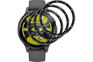 IQShield Panzer Schutz Glas Kompatibel mit Garmin Venu 3s, High Definition Panzer Schutzfolie, Runde Kante Displayschutz, Touch Sensitive, Blasenfest Installation, Anti-Kratzer Panzerfolie - 3 Stück