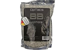 ‎OPTACS OpTacs Softair - Kugeln Ultimate Premium BBS 0,20 g 1000 STK. Weiß, Airsoft 6mm BB Munition in wiederverschließbaren Beutel