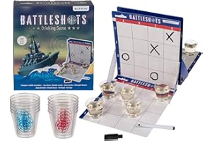 OOTB outoftheblue Jeu à boire en forme de bateau avec 10 verres à liqueur – Jeu de fête Saufspiel