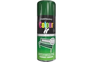 PAINTFACTORY All Purpose Forest Green 400ML - Professional Gloss Finish Spray Wood Color Paint