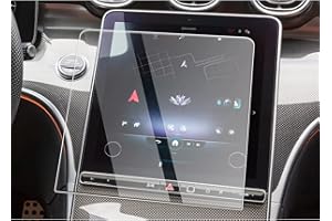 CDEFG Mercedes GLC X254 2022 C-Class W206 2021-2023 2024 Car Navigation Protective Film Tempered Glass 9H Scratch-Resistant 11.9 Inch GPS Transparent Screen Protector Sat Nav Film Accessories