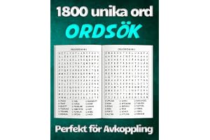Ordsök: 1800 unika ord - Perfekt för Avkoppling och Mental Träning