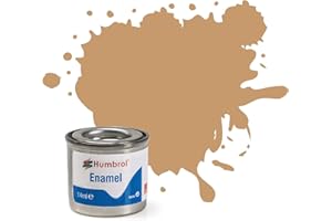 AB Gee Humbrol 14ml No. 1 Tinlet Enamel Paint 94 (Brown/Yellow Matt)
