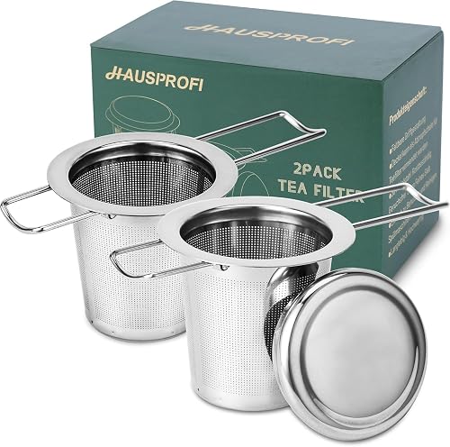 HAUSPROFI Tee-Ei mit Deckel, 304 Edelstahl