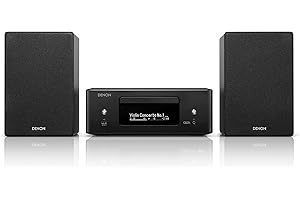 Denon CEOL N12DAB system all-in-one z odtwarzaczem CD, radiem DAB/FM, HDMI ARC i wbudowanym HEOS® - czarny