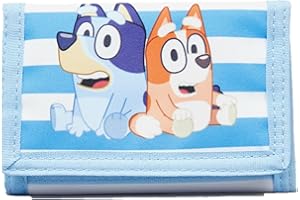 GONDMAX Official Bluey Kids Children Tri-fold Wallet
