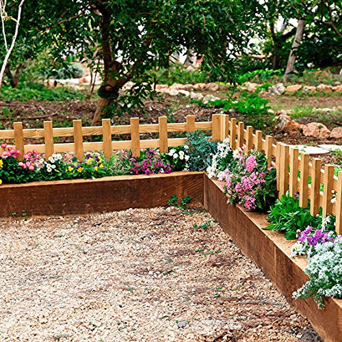 Beetzaun Bauerngarten, 2er-Set, natur - 3