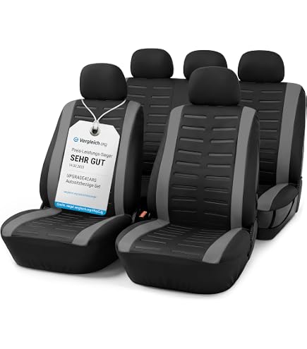 Coprisedili Lupex Per Peugeot 3008 – Set Completo 13 Pezzi In Tessuto Misto, Made In Italy, Compatibile Airbag E Schienale 60/40